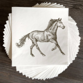 Western Wedding Rustic Country Reittier Serviette