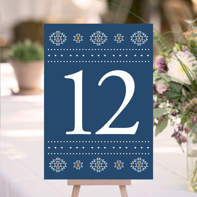 Western Wedding Tischnummer, Rio Rancho Wedding Tischnummer (Rio Rancho Western Wedding Table Number by Fiesta Valley Print)