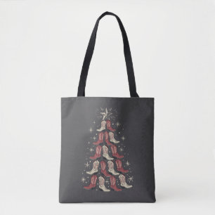 Western Weihnachts Cowboy Boot Tree Cowgirl Stiefe