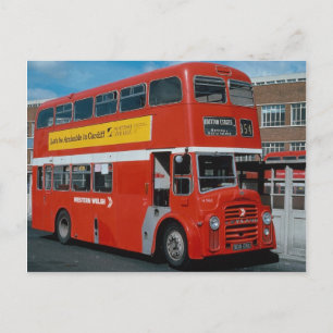 Western Welsh Leyland decker in National bus liver Postkarte