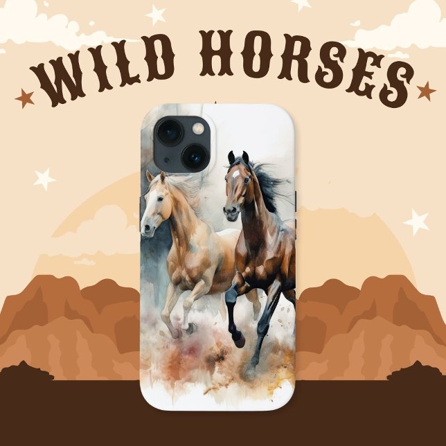 Western Wild Horse iPhone / iPad Gehäuse Case-Mate iPhone Hülle (Von Creator hochgeladen)