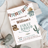 Western Wild West First Rodeo Cowboy Geburtstag