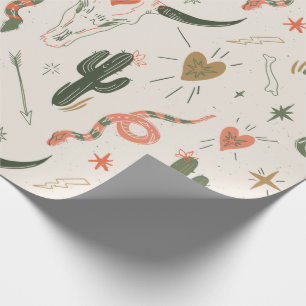 Western Wüste Liebe Wrapping Paper Geschenkpapier