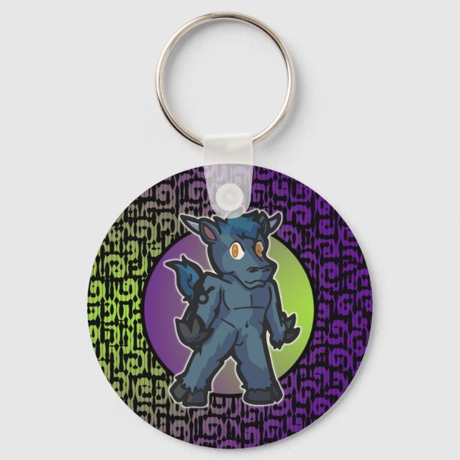 Western Zodiac - Taurus Schlüsselanhänger (Vorderseite)