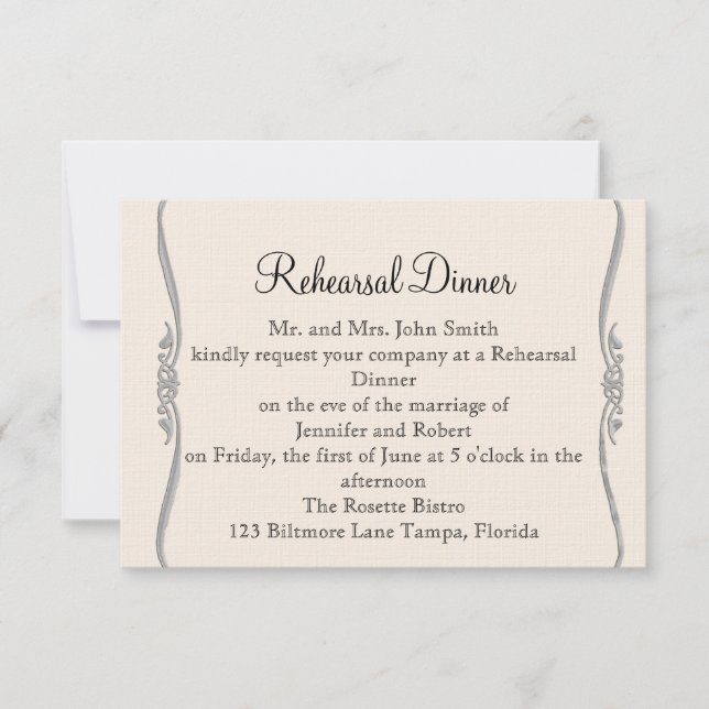 Westerncalla-Lilien-Posh Hochzeits-Probe Einladung (Vorderseite)