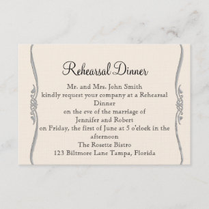 Westerncalla-Lilien-Posh Hochzeits-Probe Einladung