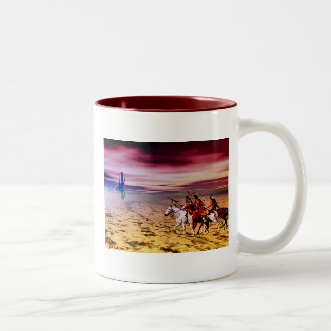 Westernwüste Zweifarbige Tasse (Rechts)