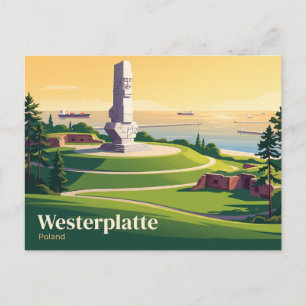 Westerplatte Polen Postkarte