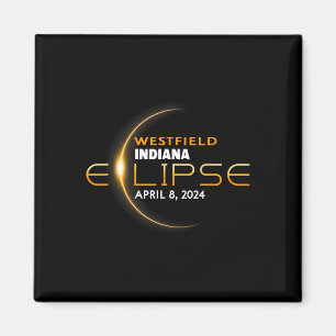 Westfield Indiana Totale Sonnenfinsternis 2024 Magnet