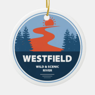 Westfield Wild and Landschaftlich River Massachuse Keramik Ornament