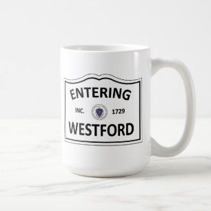WESTFORD MASSACHUSETTS Hometown-Masse MA Townie Tasse
