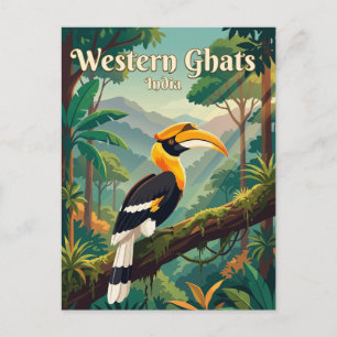 Westghats Indien Postkarte