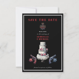 Westgotischer Noir Alternative Save The Date