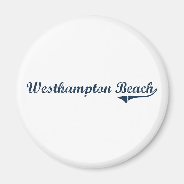 Westhampton Beach New York Classic Design Magnet (Vorne)