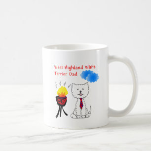 Westhochland-weißer Terrier-Vater-Tasse Tasse