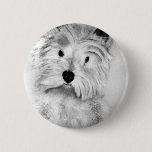 Westhochland weißes Terrier Button