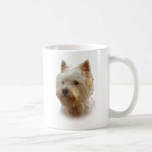 Westhochland weißes Terrier Tasse (Rechts)