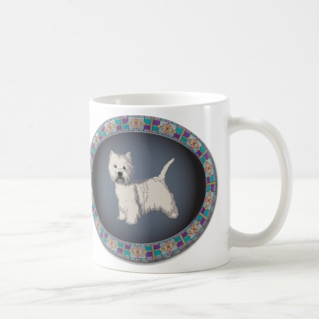 Westhochland WhiteTerrier Tasse (Rechts)