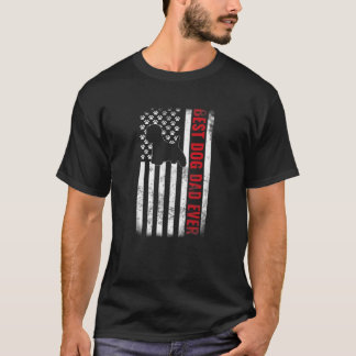 Westie Best Dog Vater je American Flag Men Premium T-Shirt