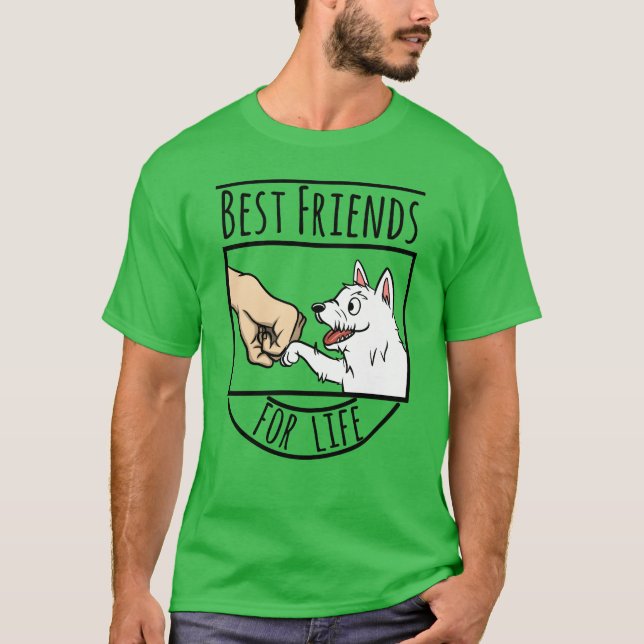 Westie Best Friends for Life Family T-Shirt (Vorderseite)