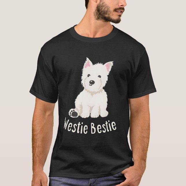 Westie Bestie West Highland White Terrier T-Shirt (Vorderseite)