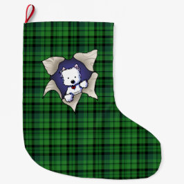 Westie BLAST Christmas Strumpf Großer Weihnachtsstrumpf