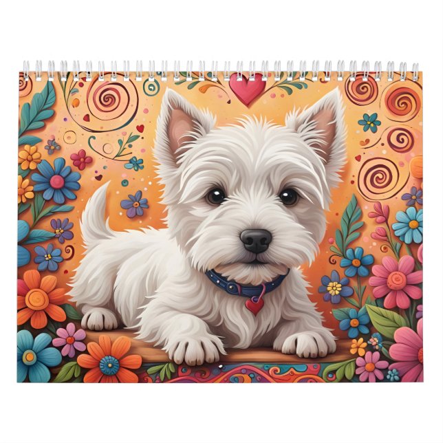Westie Calendar 2024 Kalender (Titelbild)