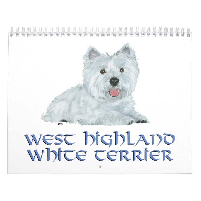 Westie CALENDAR Kalender (Titelbild)
