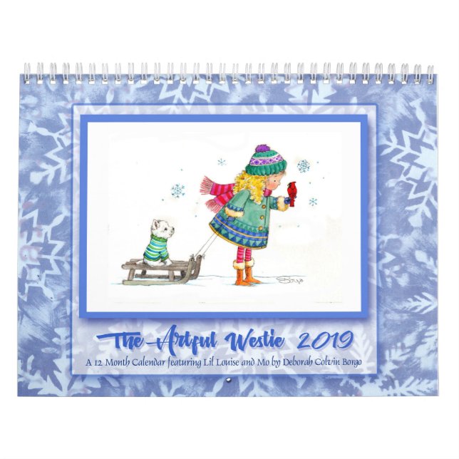 Westie Calendar von Deborah Borgo Kalender (Titelbild)
