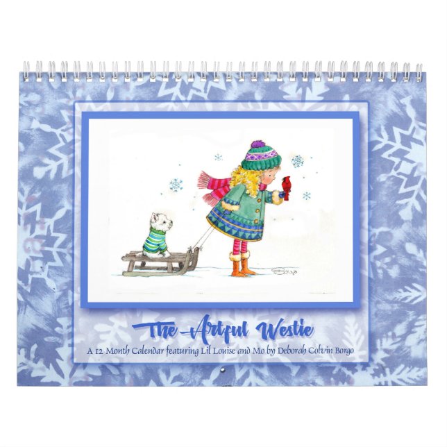 Westie Calendar von Deborah Borgo Kalender (Titelbild)