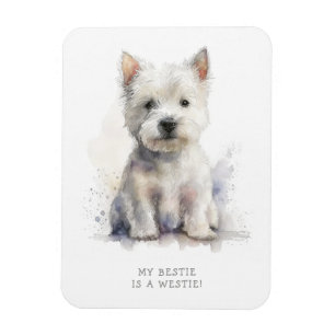 Westie Cheeky Gift Magnet