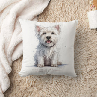 Westie Cheeky Niedlich Personalisiert Kissen