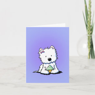 Westie-Cupcake-Dankeskarten