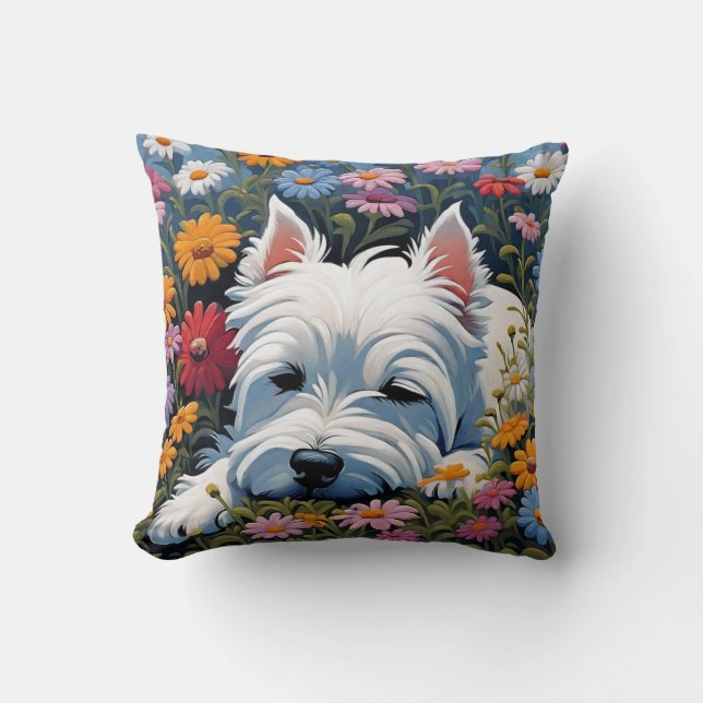 Westie Cushion Kissen (Vorderseite)