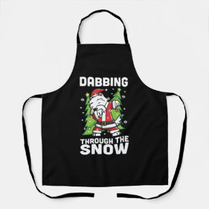 Westie Dabbing Christmas Schürze