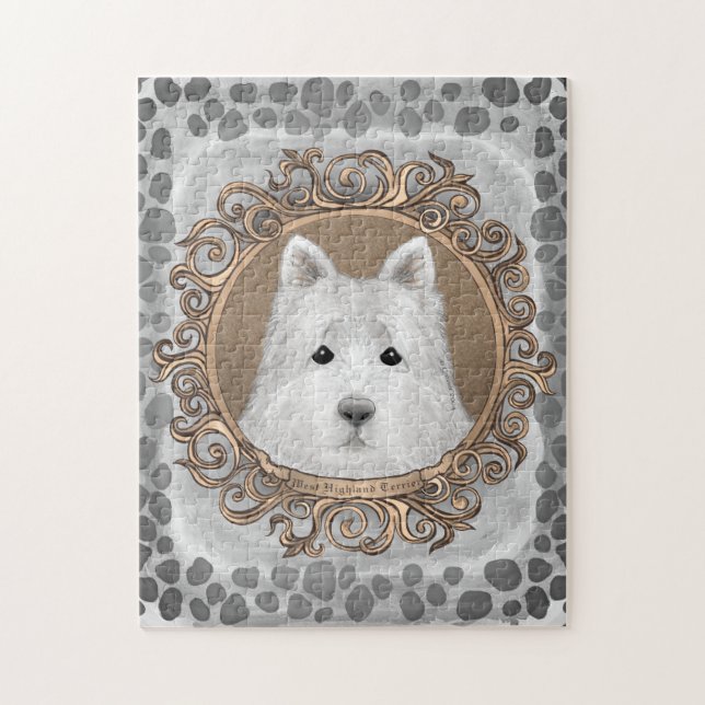 Westie Dog Puzzle (Vertikal)