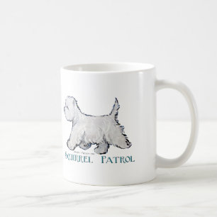 Westie Eichhörnchen-Patrouille Tasse