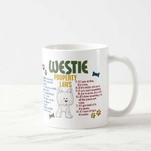 Westie Eigentums-Gesetze 4 Tasse