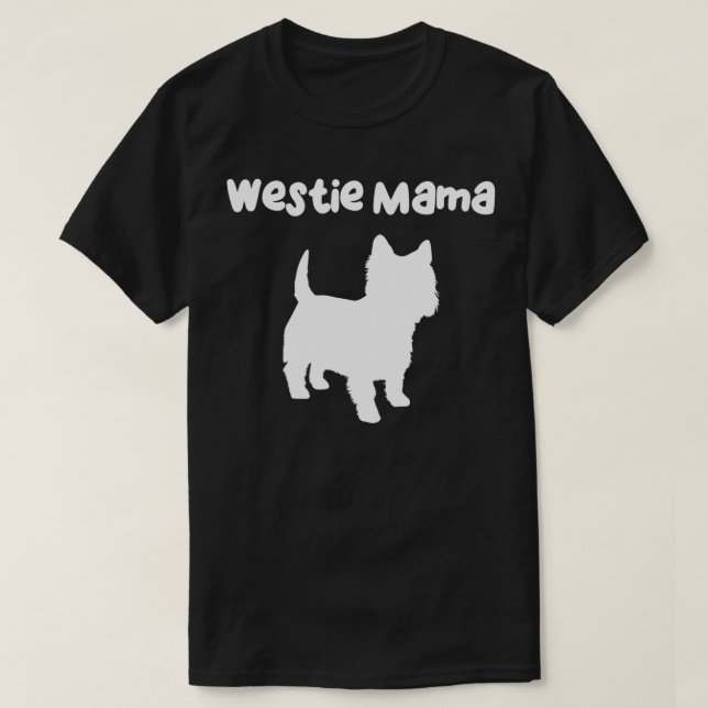 Westie gibt Männer Frauen West Highland Terrier T-Shirt (Design vorne)