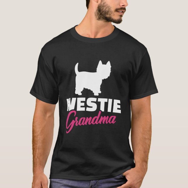 Westie Grandma T-Shirt (Vorderseite)