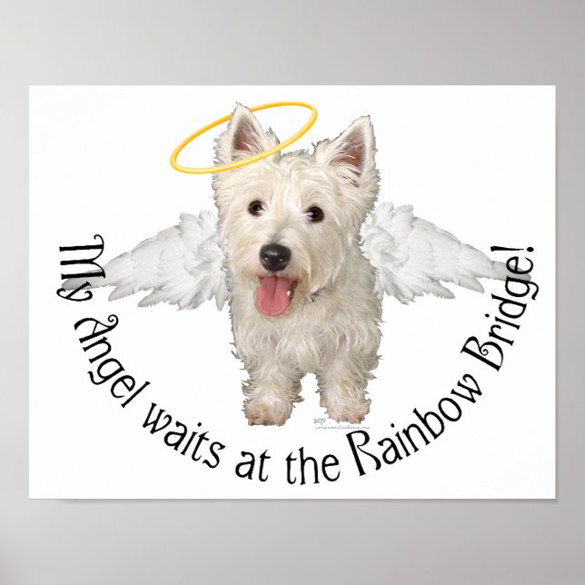 Westie Guardian Angels Poster (Vorne)