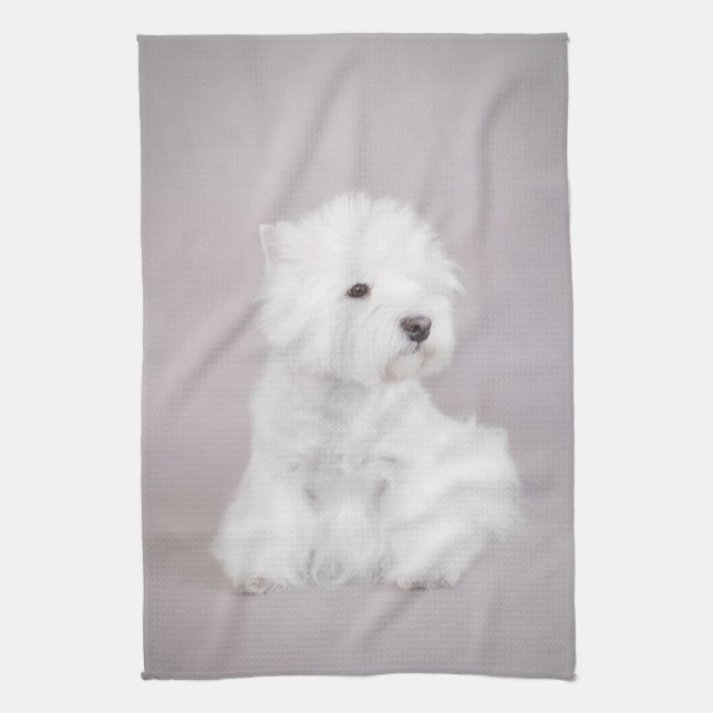 Westie Handtuch (Vertikal)