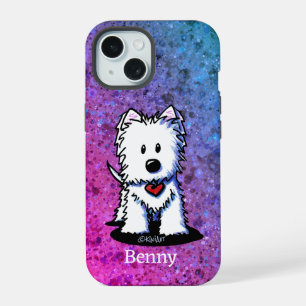 Westie Herzschlag Handyhülle iPhone 15 Hülle