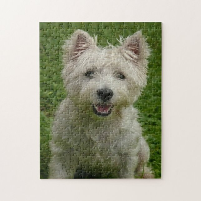 Westie Hogs Jigsaws. Puzzle (Vertikal)