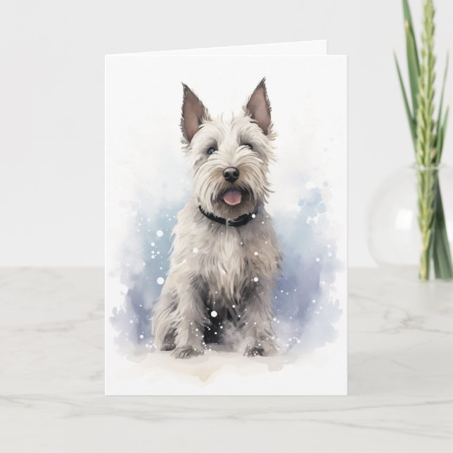 Westie Holiday Card Feiertagskarte (Vorderseite)