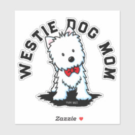 Westie Hund Aufkleber