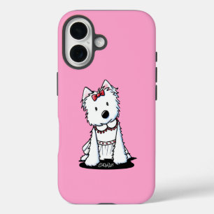 Westie-Hund im Kleid iPhone-Hülle iPhone 16 Hülle