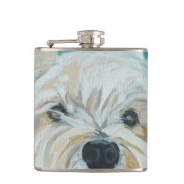 Westie Hundeflasche Flachmann