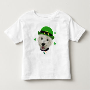 Westie Hundeheiligen Patrick Tagesiren-Flagge Kleinkind T-shirt