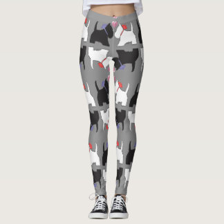 Westie Hundekunst-Leggings Leggings